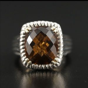 Designer Smokey quartz ring. CHARLES KRYPELL!!